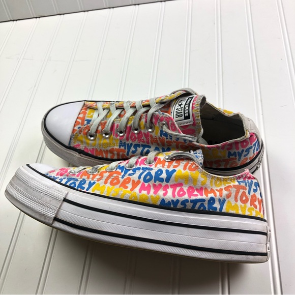Converse Chuck Taylors Women’s My Story Low Platform Sneakers Sz 9 - Picture 7 of 11